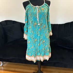 Boho beach cover up medium